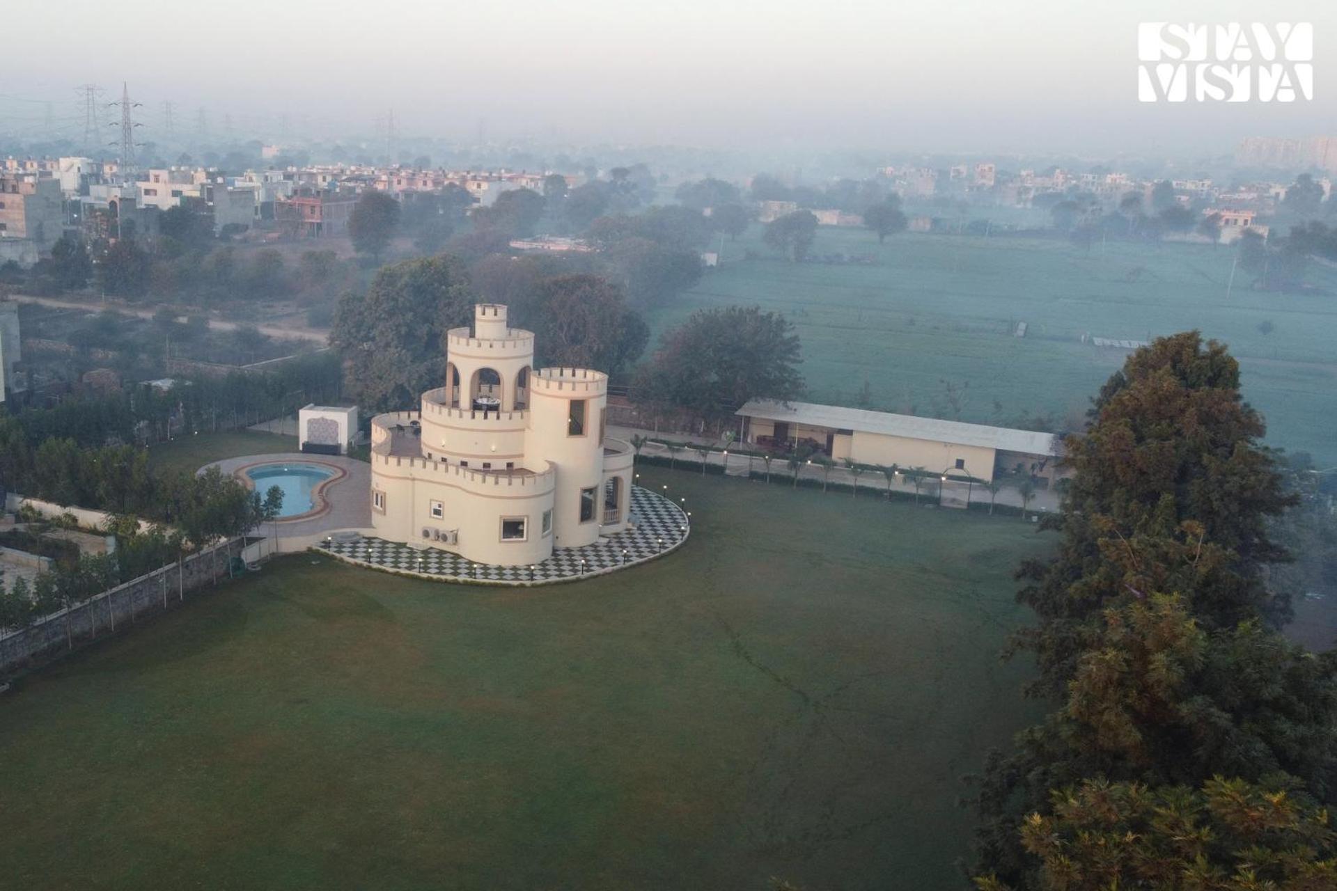 Stayvista'S Mystic Castle With Terrace, Swimming Pool, Lawn With Gazebo Jaipur Buitenkant foto